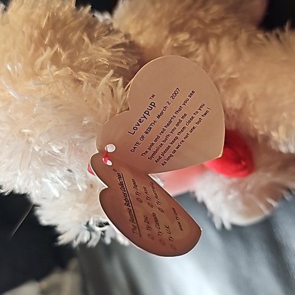 Original Ty Beanie Baby Loveypup 2007 collection - Picture 4 of 10